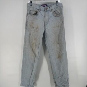 FuckingAwesome FA Hammerlee Jeans 32 Light Blue Denim Skater 32x30 Distressed